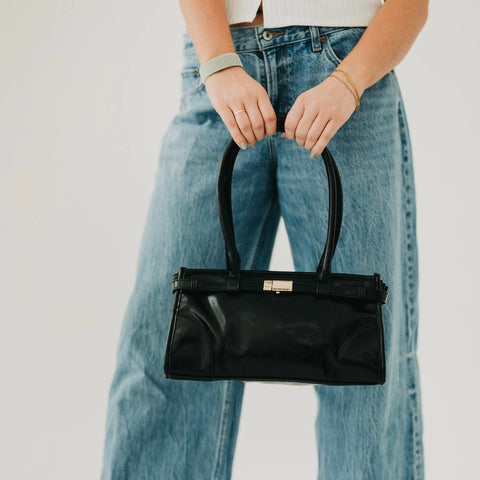 Ethel Vegan Leather Shoulder Bag - 2 Colors