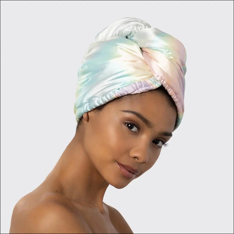 Kitsch Satin Wrapped Microbiber Hair Towel