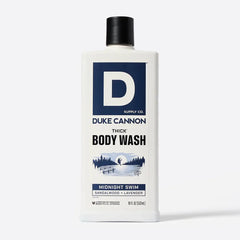 Duke Cannon Thick Body Wash Midnight Swim 18oz