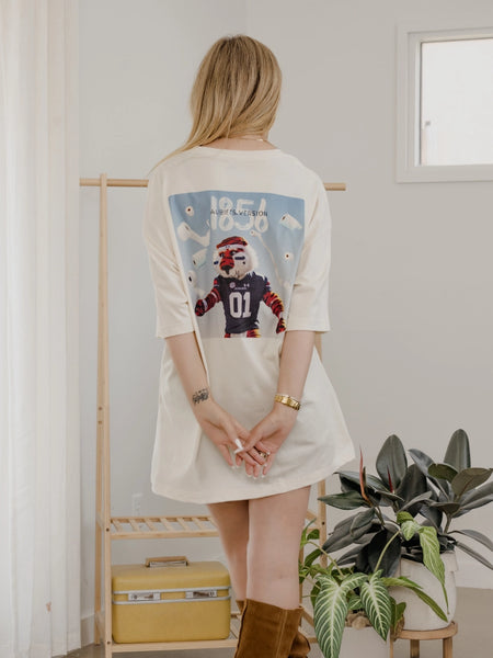 Oversized Auburn Aubie T-Shirt