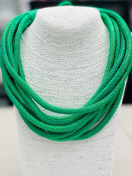 Slub - 8 Strand Necklace-Many Colors