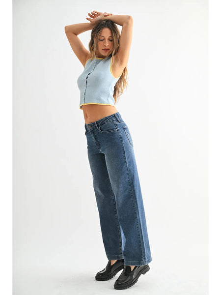 Just Black Denim Wide Leg Jeans