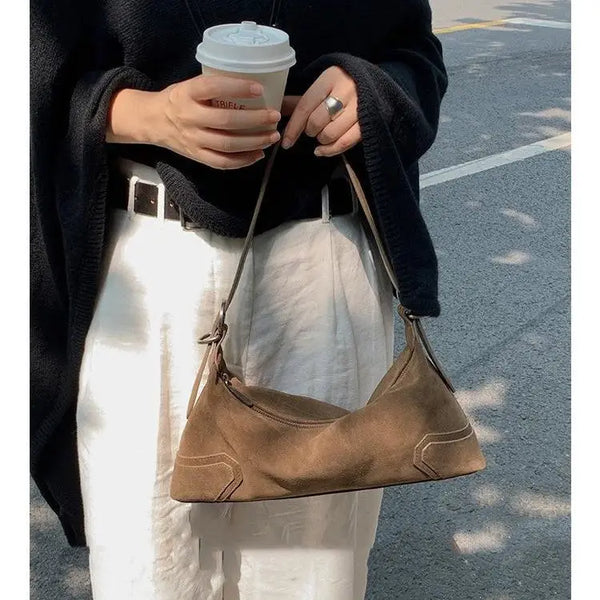 Maillard Style Velvet Armpit Bag