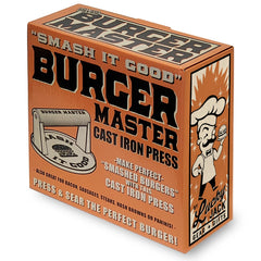 Burger Master – Cast Iron Grill Press