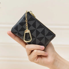 Coin Purse Keychain with Zipper - 2 Colors
