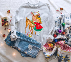Vintage Christmas Sweatshirts - 2 Colors