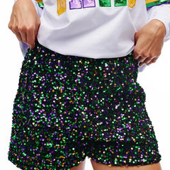 Let the Good Times Roll Sparkle Shorts