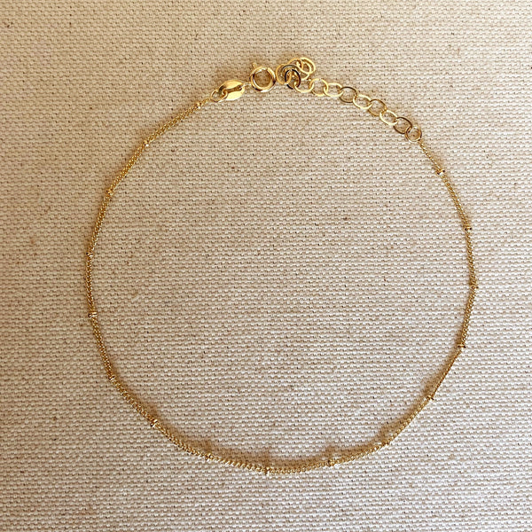 Gold Anklets - 6 Varieties