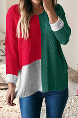 Color Block Tunic Sweater - 2 Colors