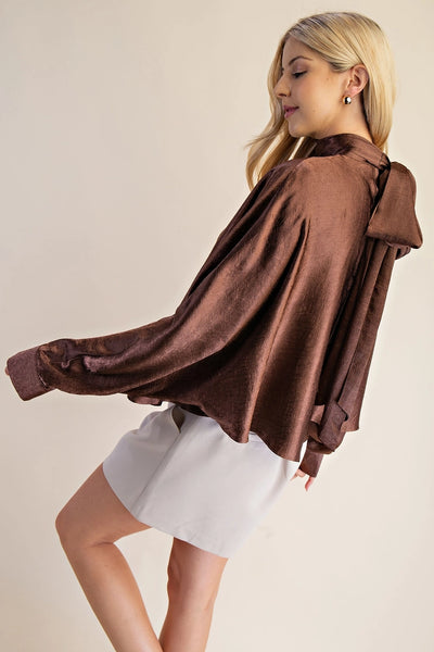 Harper Satin Blouse - 2 Colors