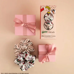 The Grinch X Kitsch Satin Pillowscrunchies® in Cindy Lou Who