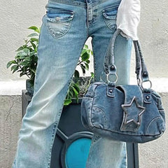 Star Denim Purse