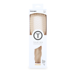 Teleties Detangler Hair Brush For Fine Hair - Tan