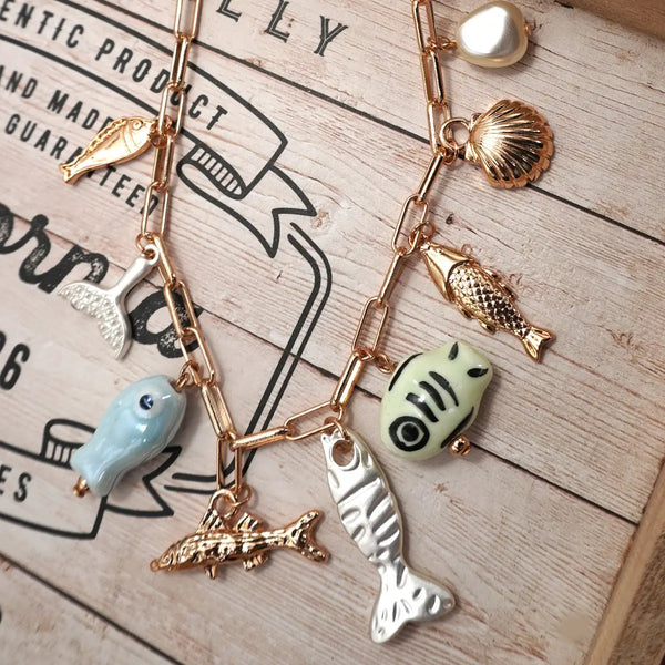 Ocean Charm Necklace