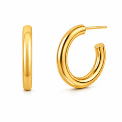 Ellie Vail Flora Medium Hoop Earring