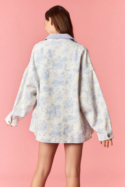 Rebecca Floral Denim Jacket