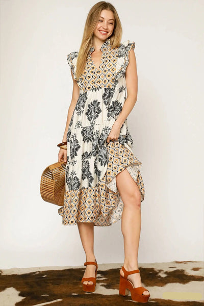 Floral Dimension Dress