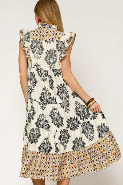 Floral Dimension Dress