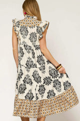 Floral Dimension Dress