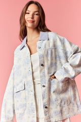 Rebecca Floral Denim Jacket