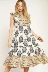 Floral Dimension Dress