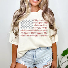 Floral Flag Tee
