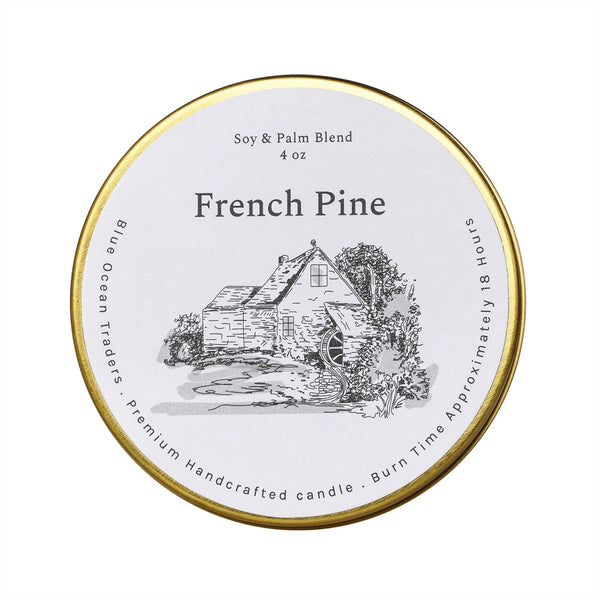 French Pine Tin Candle