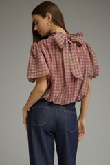 Gingham Girl Top