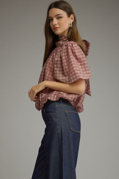 Gingham Girl Top