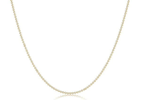 enewton choker classic beaded chain - gold