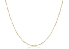 enewton choker classic beaded chain - gold