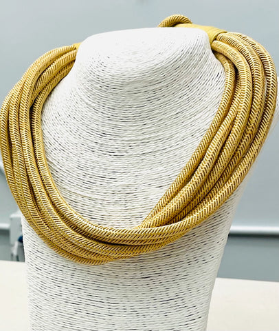 Slub - 8 Strand Necklace-Many Colors