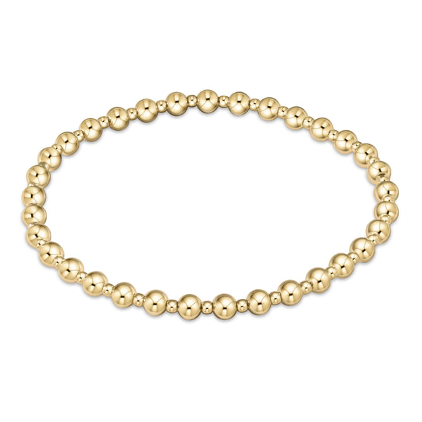 enewton - Classic Grateful Pattern 4mm Gold-Filled Bracelet
