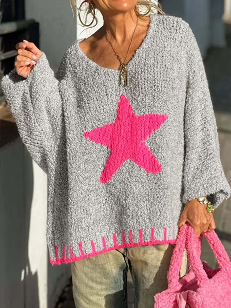 Party Star V-Neck Sweater