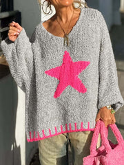 Party Star V-Neck Sweater