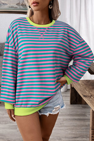 Beach Baby Striped Sweatshirt - 3 Color Combos