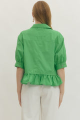 Mercedes in Green Top