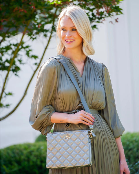 Ariana Crossbody Purse - Black Pearl