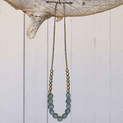 Seaglass Beaded Necklace