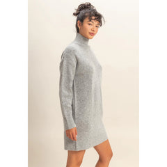 Classic Turtleneck Sweater Dress