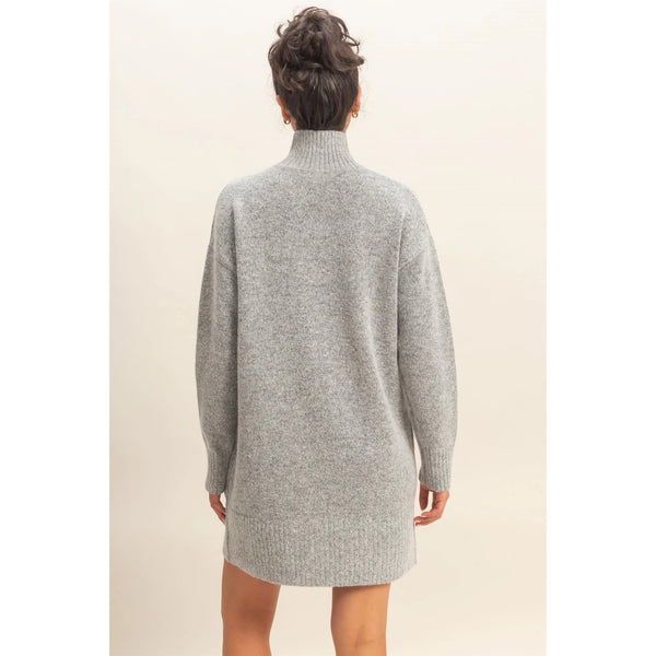 Classic Turtleneck Sweater Dress