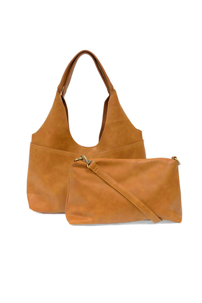Val 4-Pocket Hobo Bag with Removable Crossbody - 2 Colors