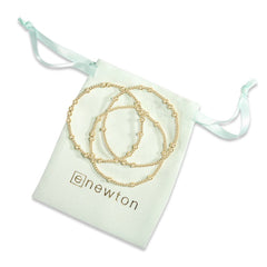 enewton hope unwritten 4mm bead bracelet - gold