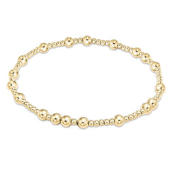enewton hope unwritten 4mm bead bracelet - gold
