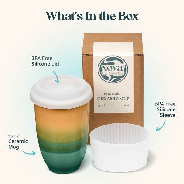 Nova Ceramic Travel Mugs - 14 Options