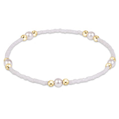 enewton gameday hope purpose pearl bracelet - white