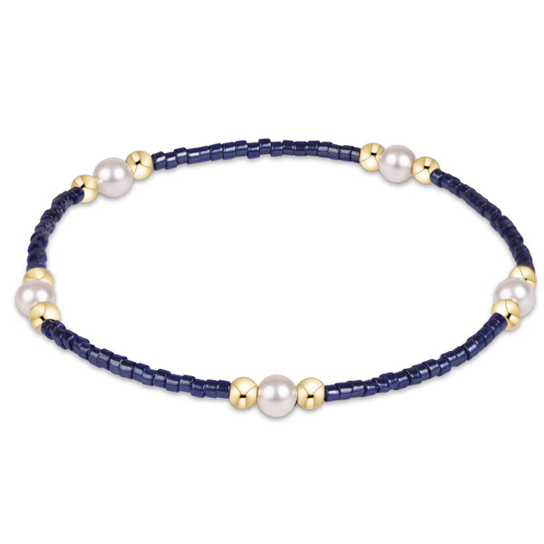 enewton gameday hope purpose pearl bracelet - navy