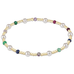 enewton design : Pearl Sincerity Pattern Bead Bracelet 6.25" - 4mm Hot Mess