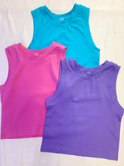 Cora Cropped Muscle Tank