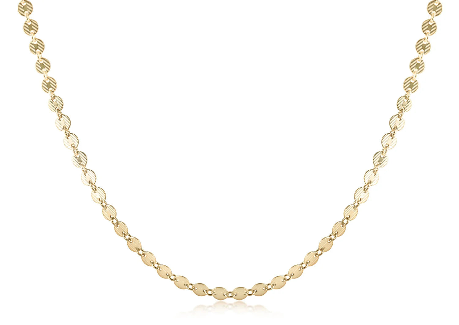 enewton choker infinity chic chain - gold